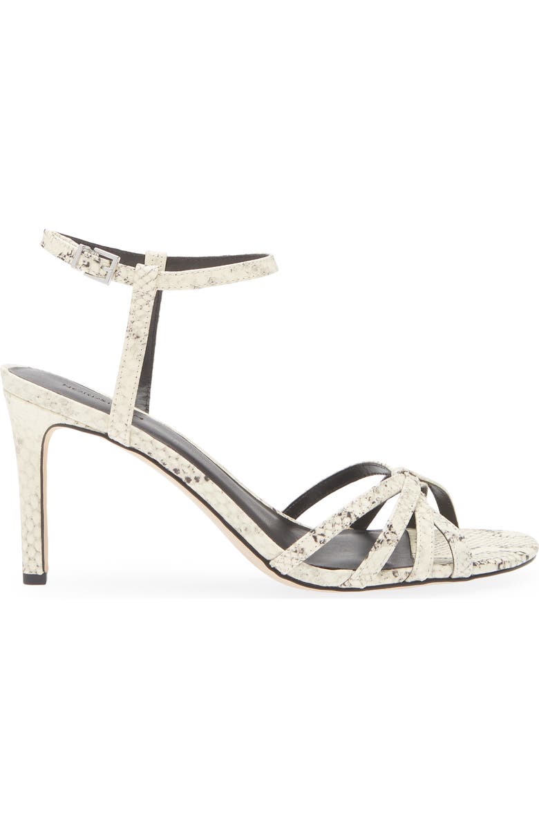 Nordstrom Astor Ankle Strap Sandal, Alternate, color, Ivory Black Snake