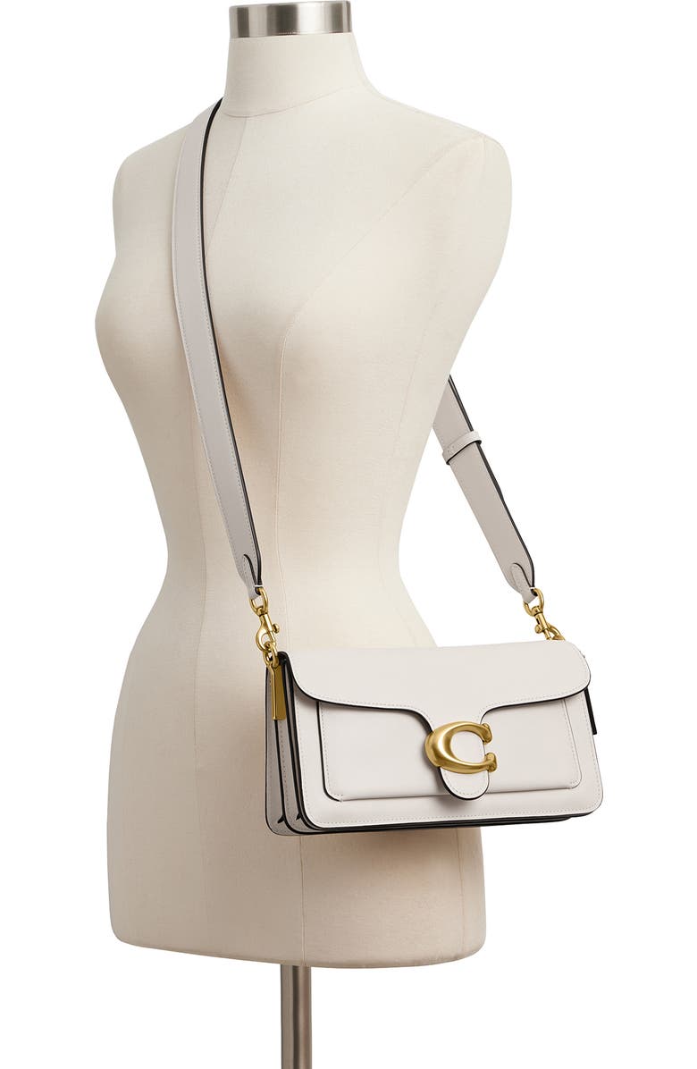 COACH Tabby 26 Leather Shoulder Bag, Alternate, color, B4/Chalk