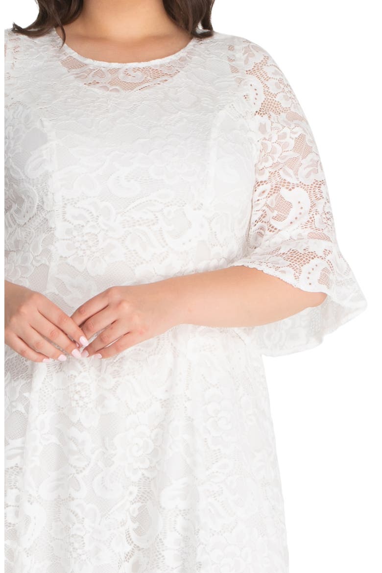 Livi Lace Cocktail Dress, Alternate, color, PEARL