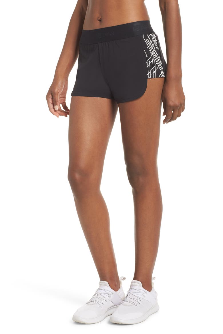 Go Run Reflect Shorts, Main, color, BLACK