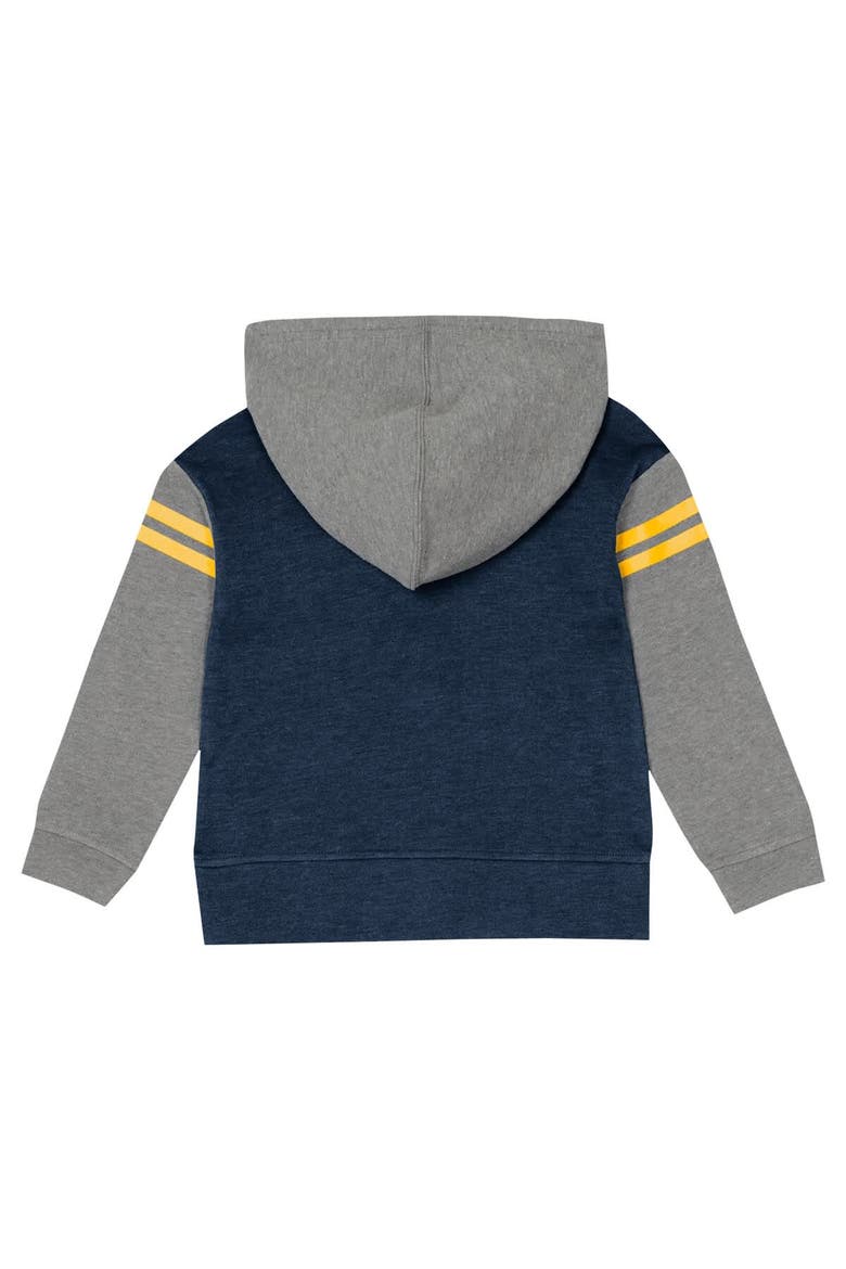 Girls Infant Navy Michigan Wolverines Clubhouse Pullover Hoodie & Legging Set, Alternate, color, Navy