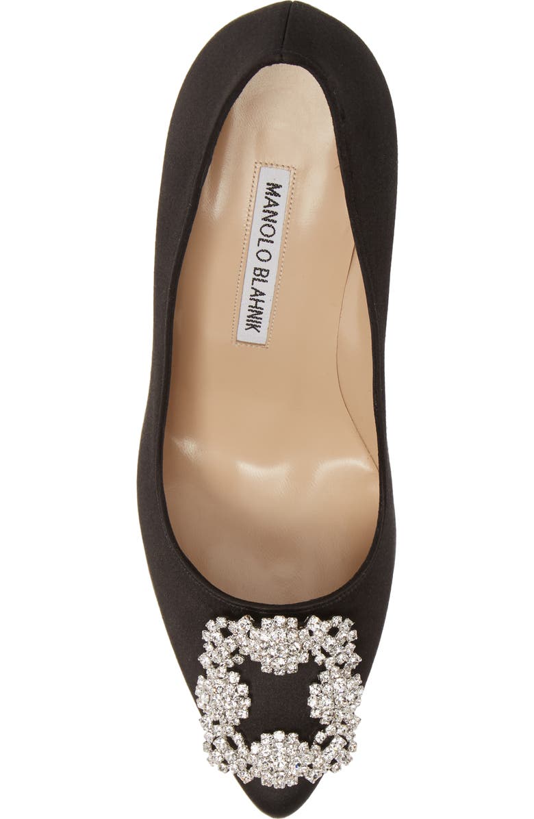 Manolo Blahnik Hangisi Pointed Toe Pump, Alternate, color,