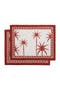 selected Date Palms Placemat Mattone