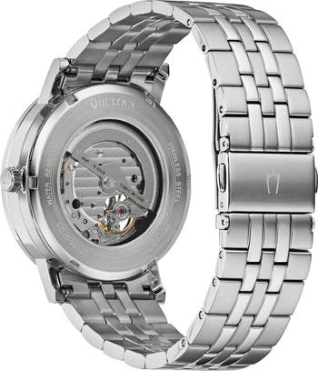 Automatic Stainless Steel Bracelet Watch, 42mm