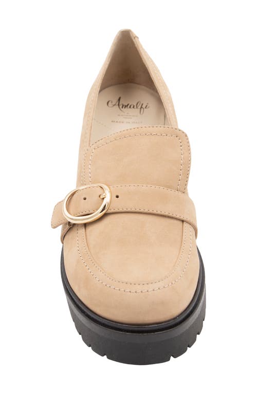 Amalfi By Rangoni Tasso Platform Pump In Sand Tiffany