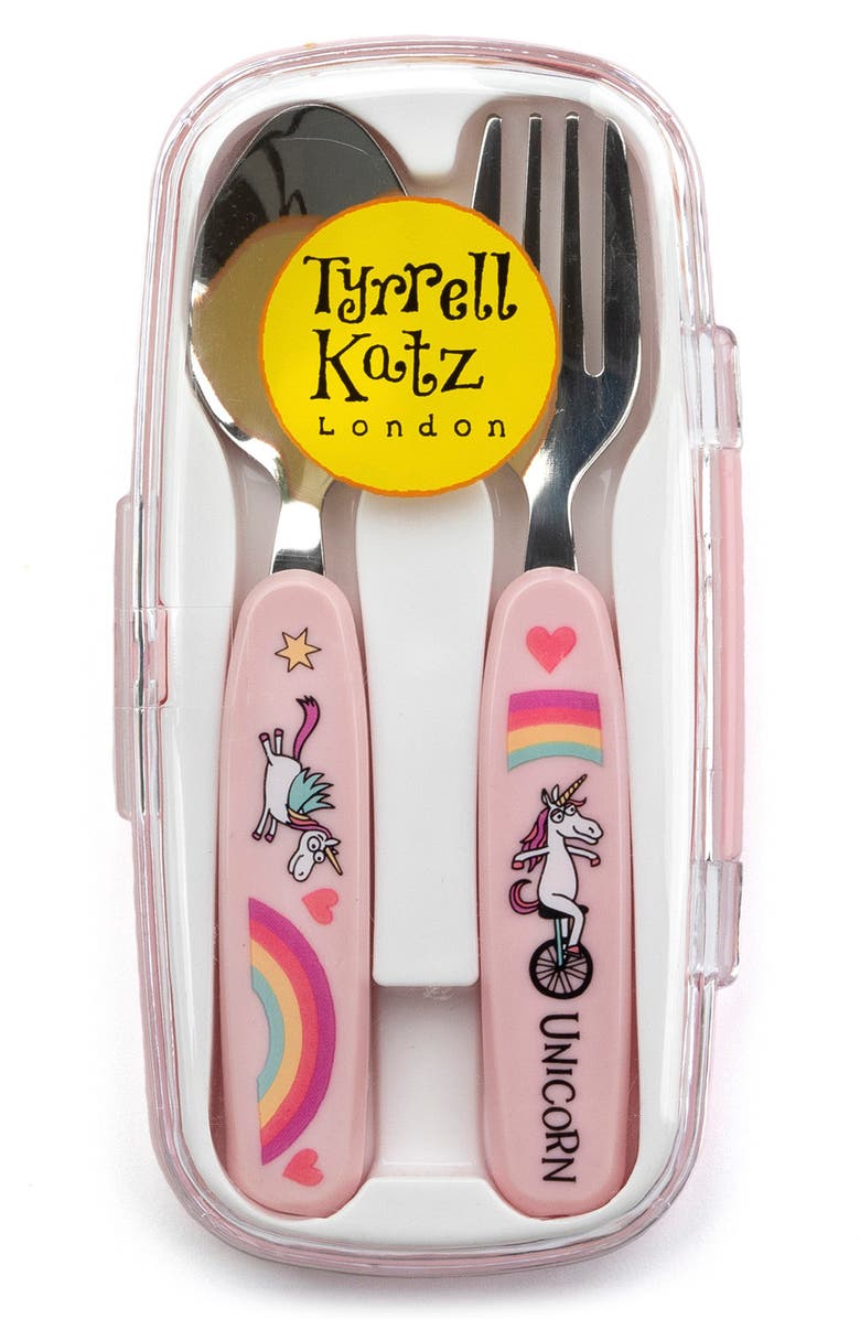 TYRELL KATZ Kids' 7-Piece Bento Box Lunch Set, Alternate, color, Pink