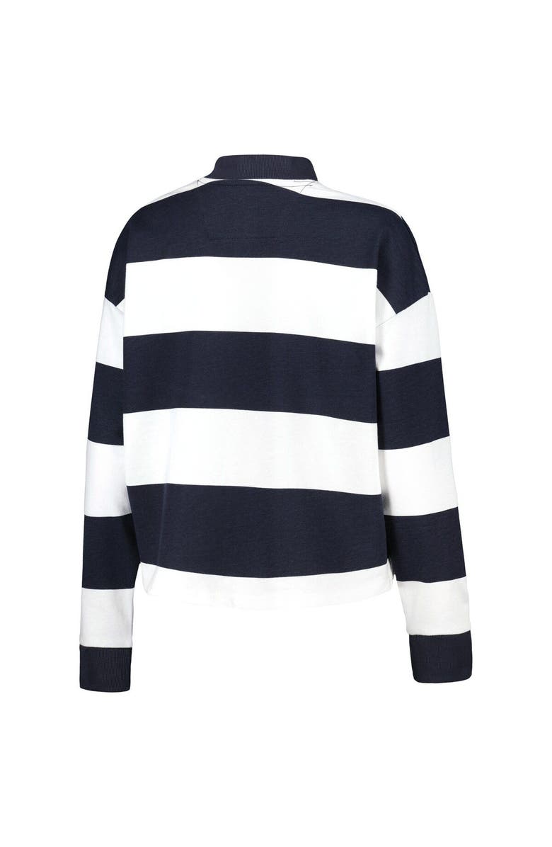 ANTIGUA Women's Antigua  White Seattle Sounders FC Radical Rugby Stripe Long Sleeve T-Shirt, Alternate, color, 