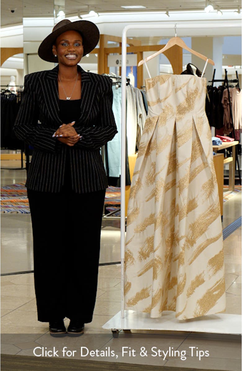 Strapless Fit & Flare Gown, sales video thumbnail