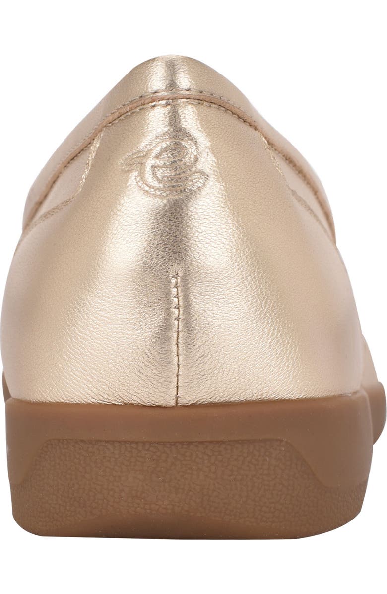 Easy Spirit Devitt Flat, Alternate, color, Gold