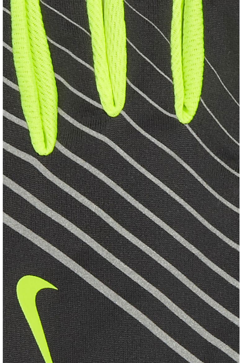 'Tech' Lightweight Running Gloves, Alternate, color, BLACK/ VOLT