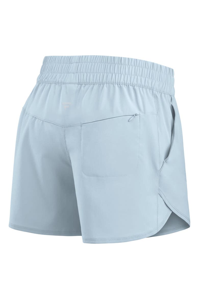 Women's Fanatics Light Blue Los Angeles Dodgers Studio Woven Vibe Shorts, Alternate, color, Light Blue