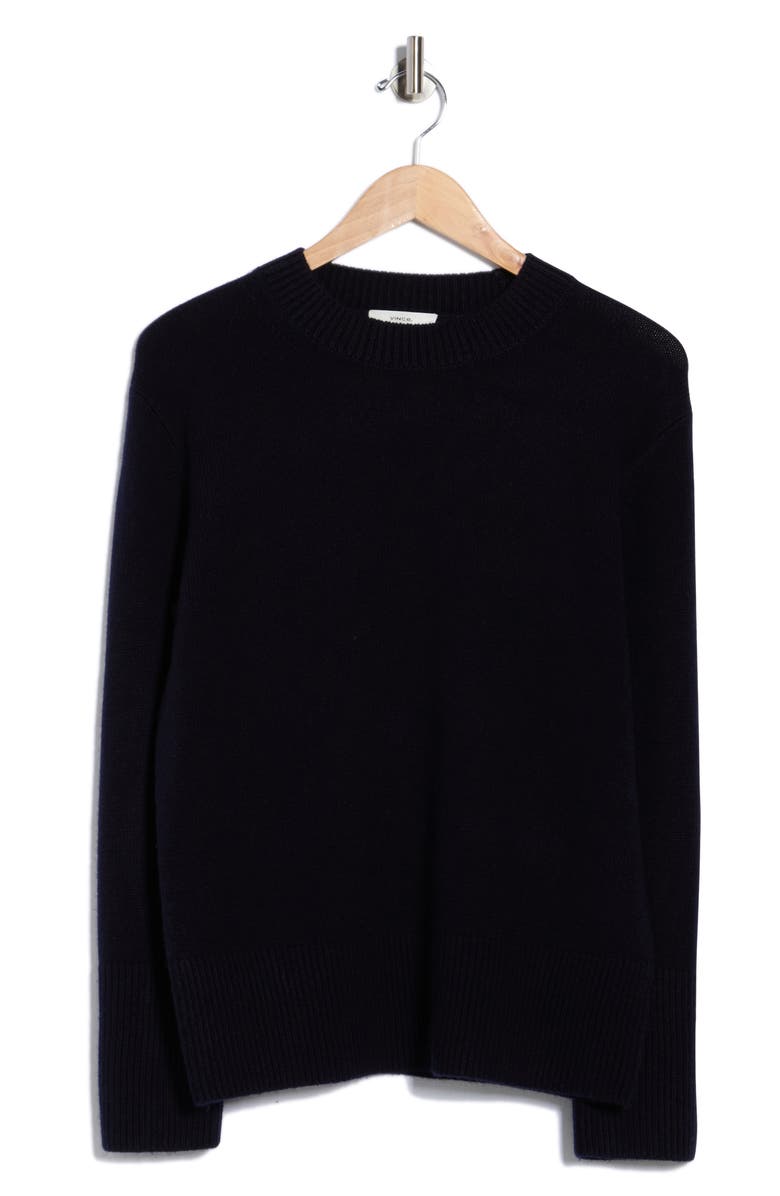 Vince Crewneck Wool & Cashmere Sweater, Alternate, color, Coastal