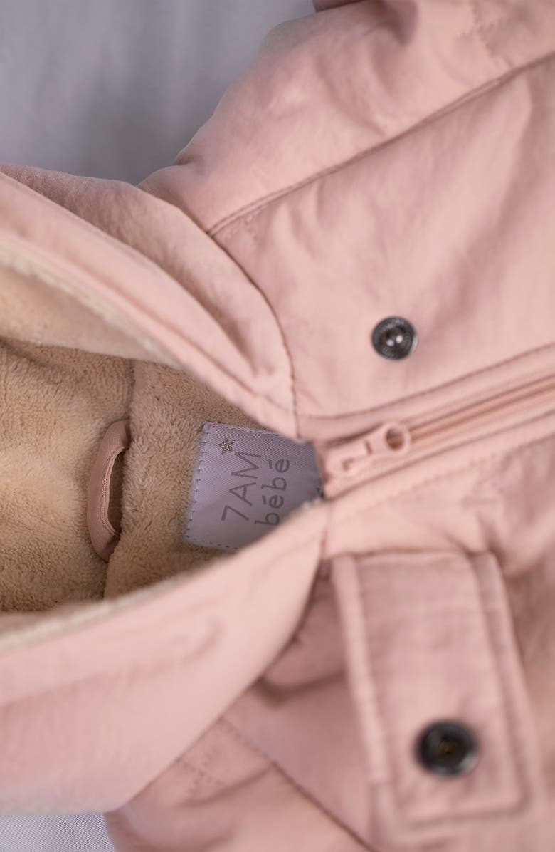 7 A.M. Enfant 7 A.M. Bébé Bunting, Alternate, color, Cameo Pink