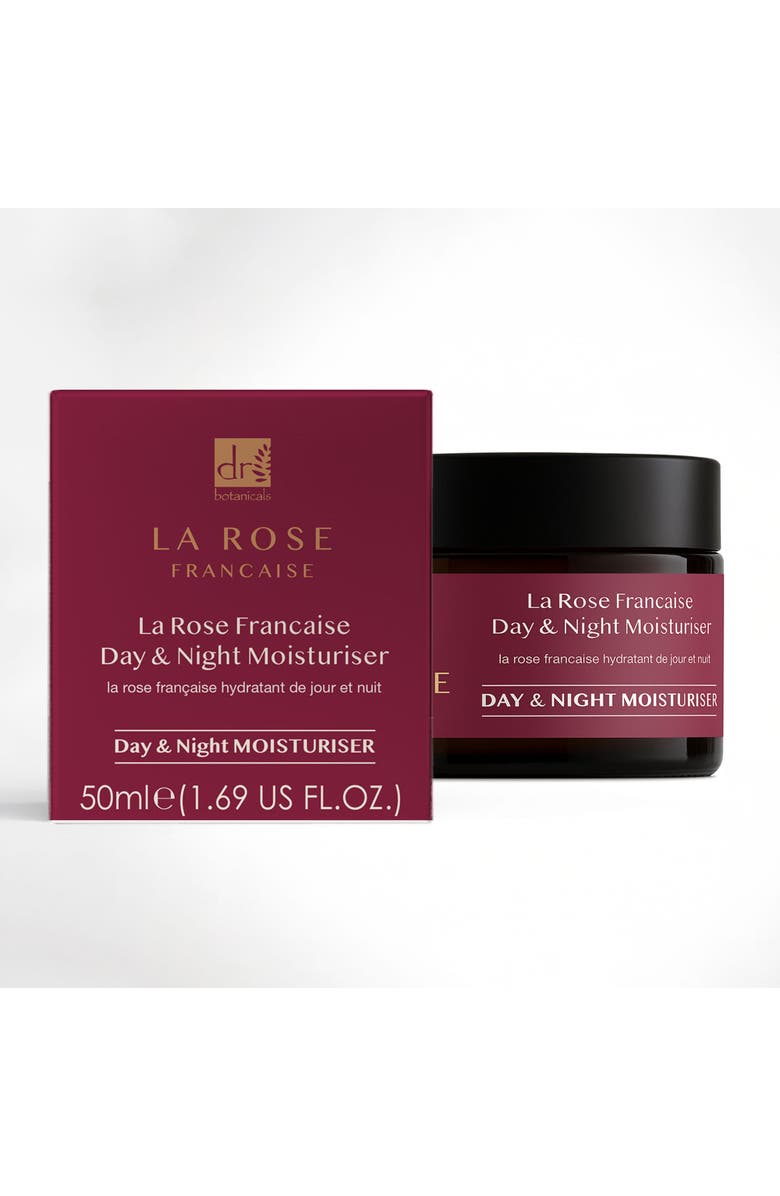 DR BOTANICALS La Rose Française Skin Renewal Duo Moisturiser for Hydration & Radiance 50 ml, Alternate, color, White