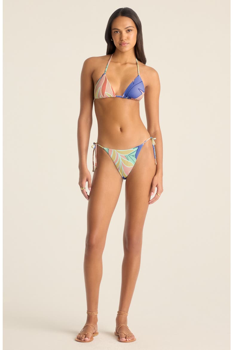 Elle Side Tie Bikini Bottoms, Alternate, color, RETRO JUNGLE