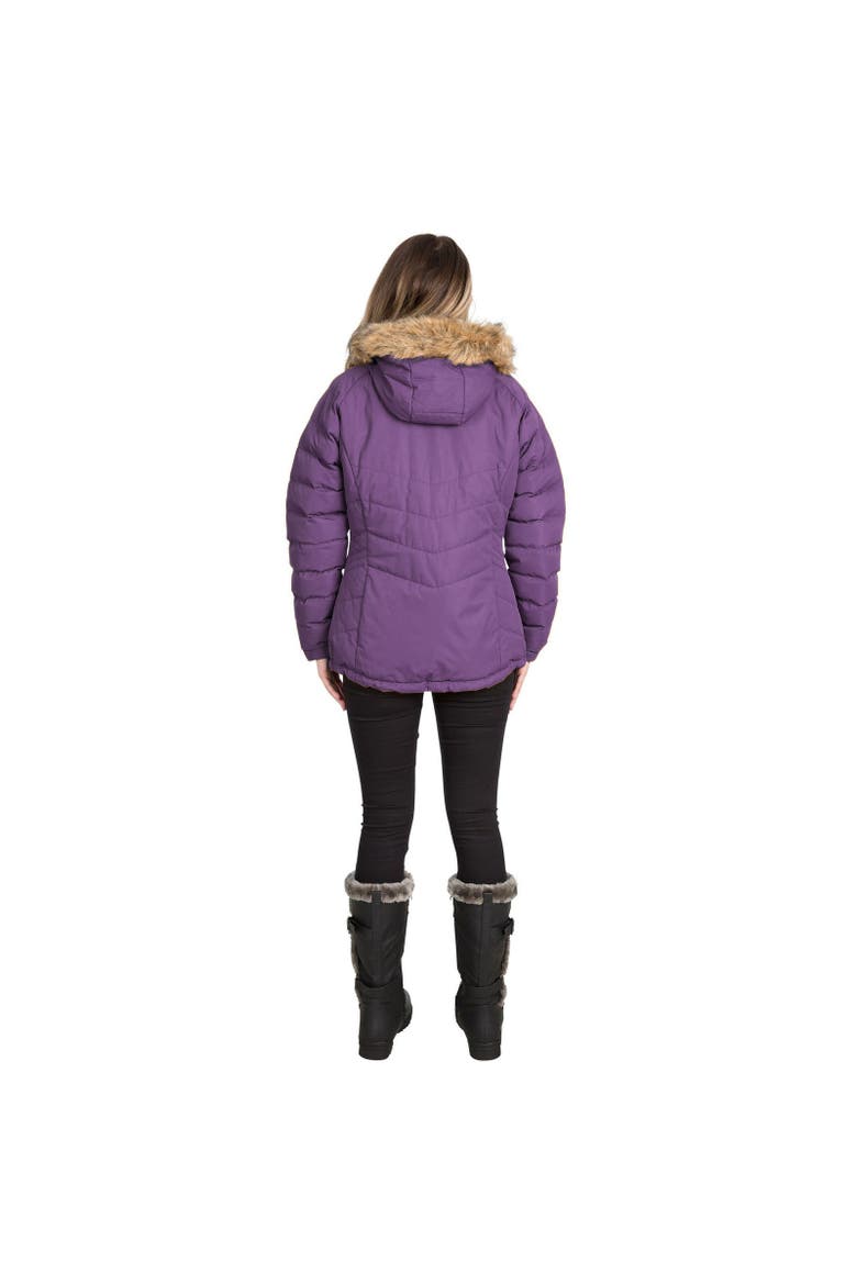 Nadina Waterproof Padded Jacket, Alternate, color, Potent Purple