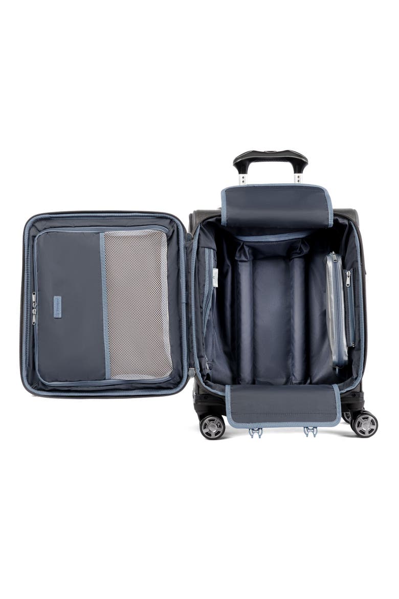 Platinum Elite Softside Expandable 19" Carry On Spinner Luggage, Alternate, color, Vintage Grey