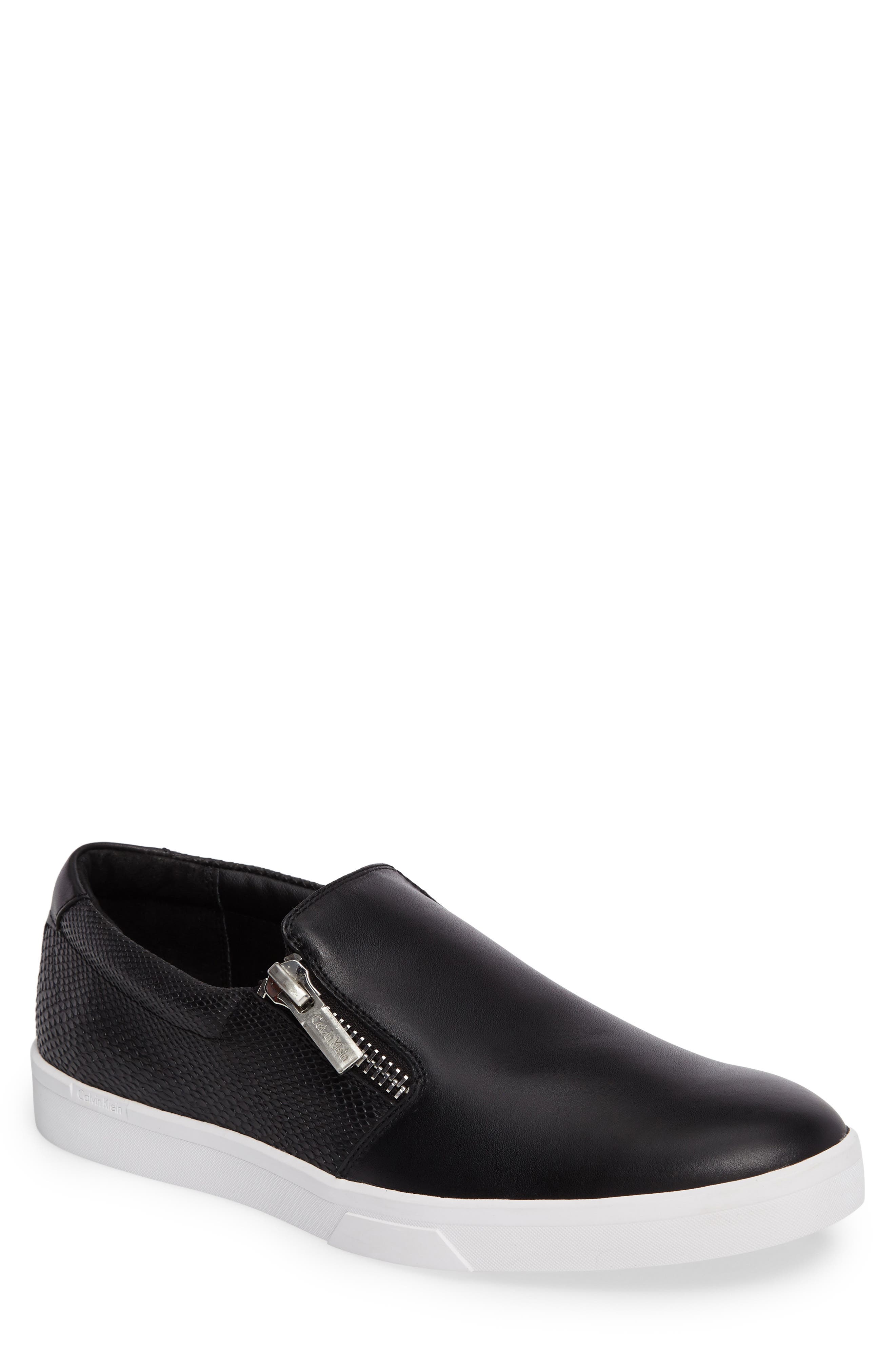 Calvin Klein Ibiza Slip-On Zip Sneaker, Main, color, 