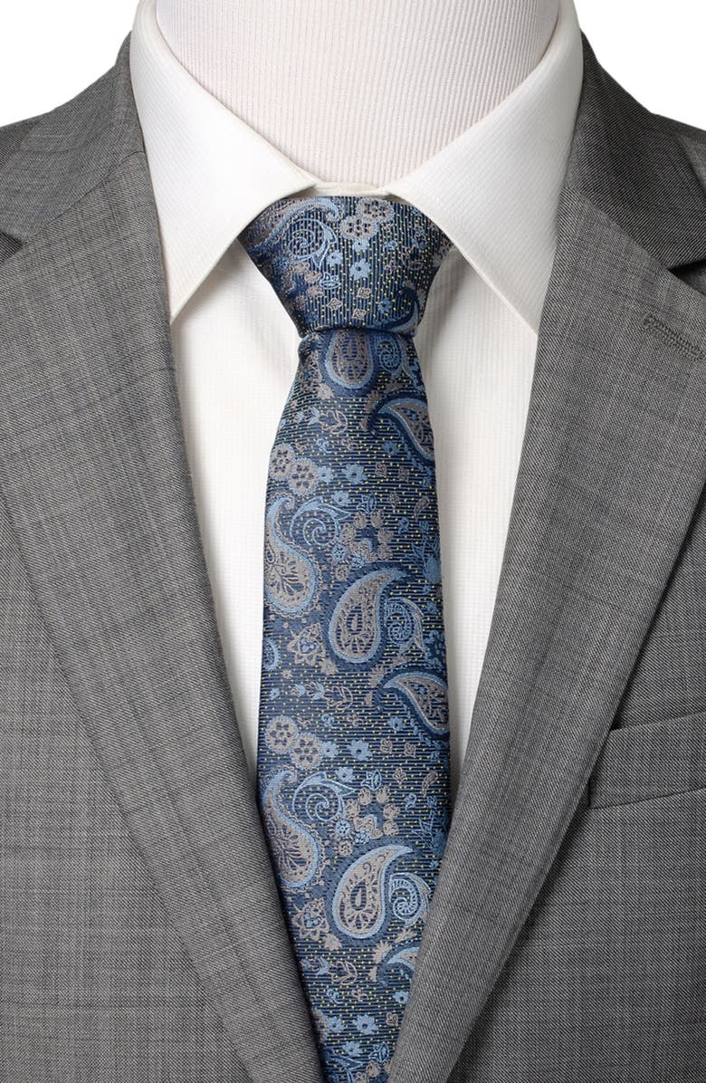 Cufflinks, Inc. Paisley Silk Tie, Alternate, color, Blue