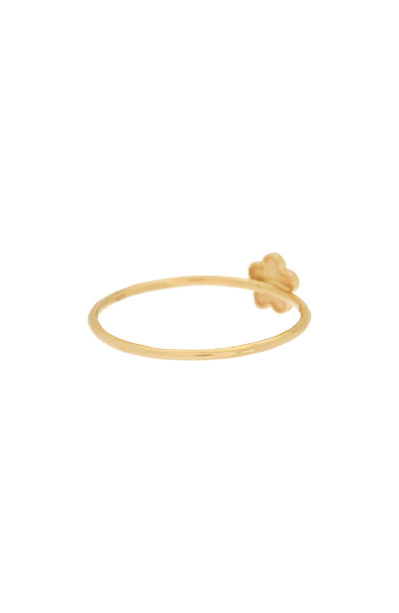 Bony Levy 14K Gold Diamond & Enamel Flower Ring - 0.1ct., Alternate, color,