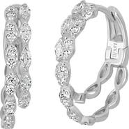 Bony Levy Getty Diamond Hoop Earrings