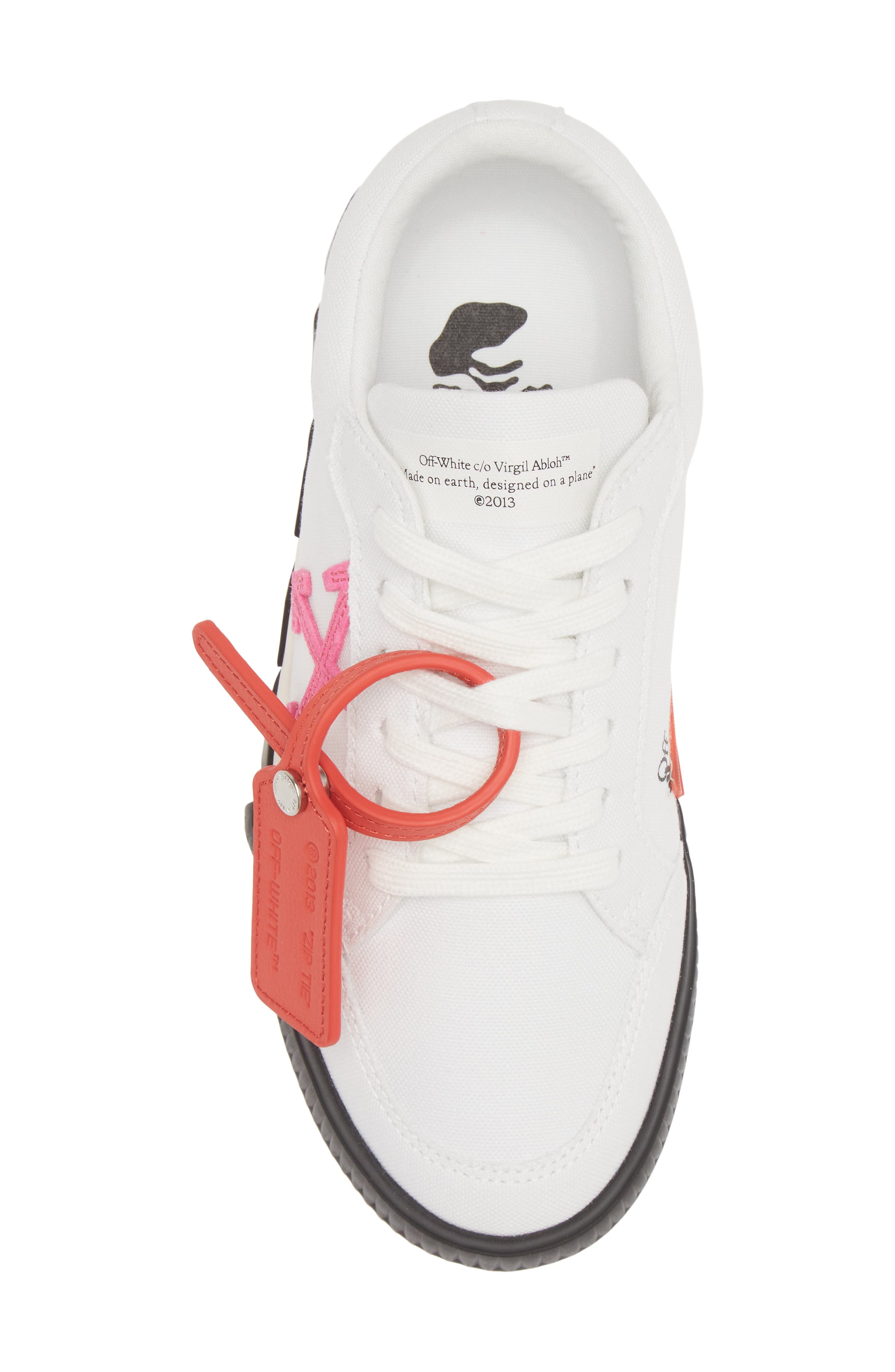 Off-White Vulcanized Low Top Sneaker, Alternate, color, 