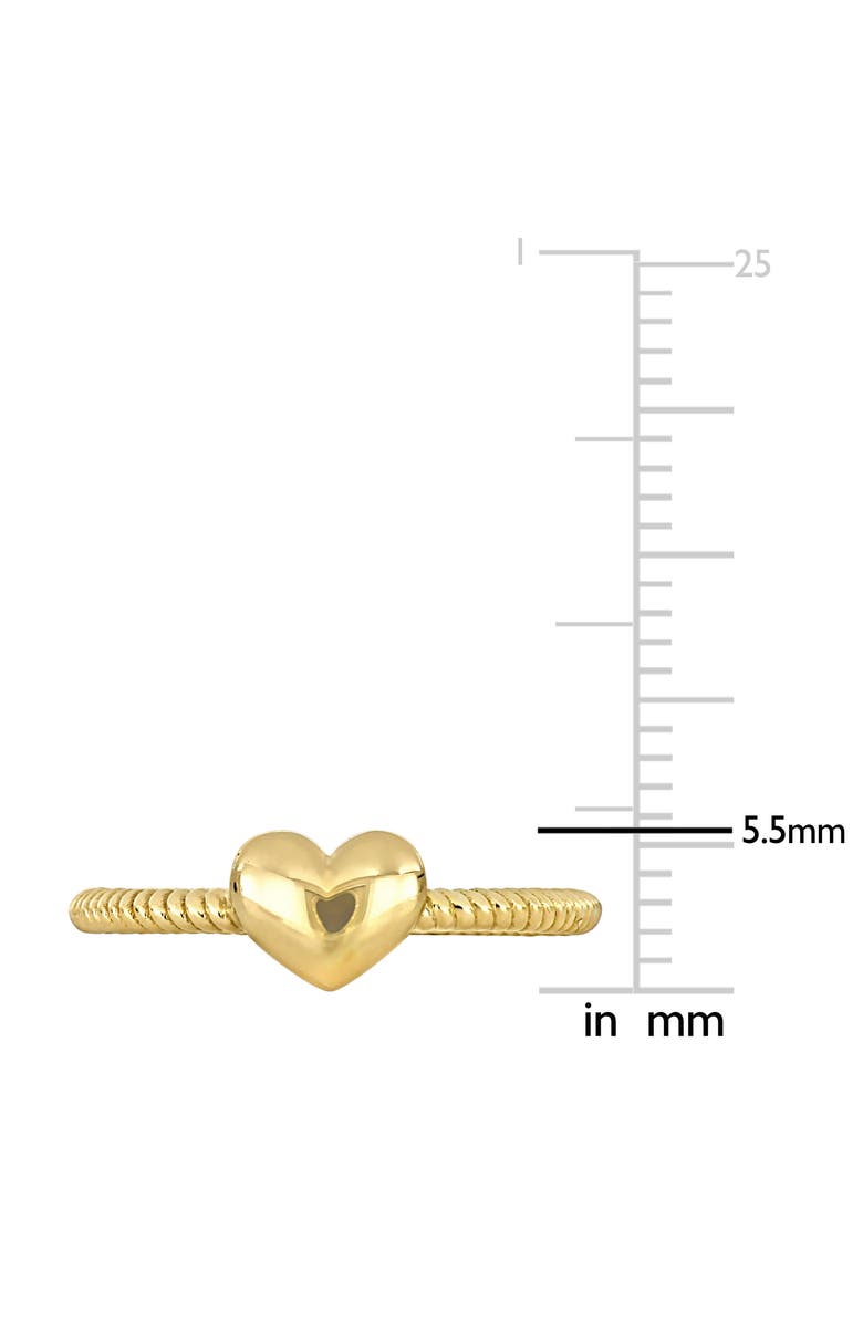 Julianna B. Kids Heart Ring 14k Yellow Gold, Alternate, color, 14K Gold