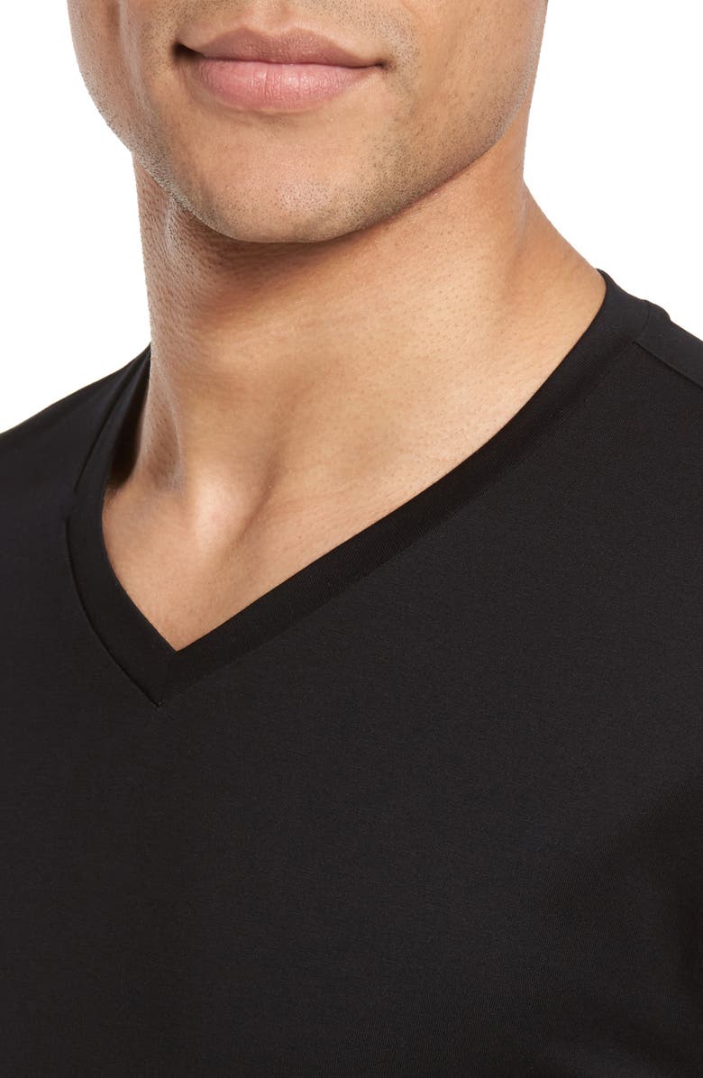 BOSS V-Neck T-Shirt, Alternate, color, 
