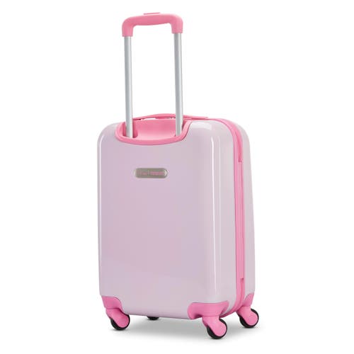 American Tourister Disney Hardside Carry On 18 Inch Luggage With Spinner Wheels In Pink