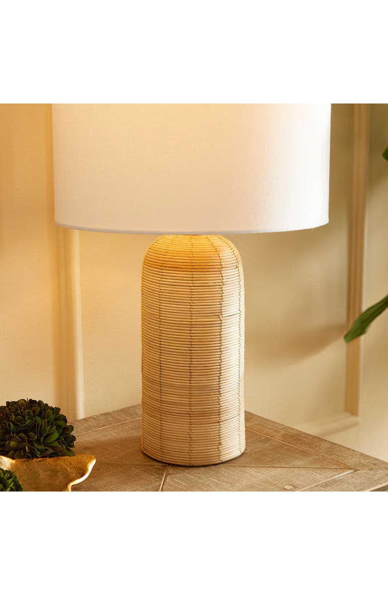 Napa Home & Garden Maye Cylindrical Lamp, Alternate, color, Brown