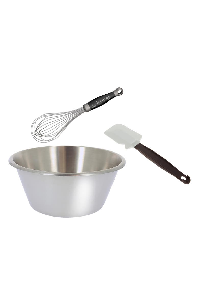 DE BUYER Stainless Steel Bakeware Mixing Kit, Main, color, 