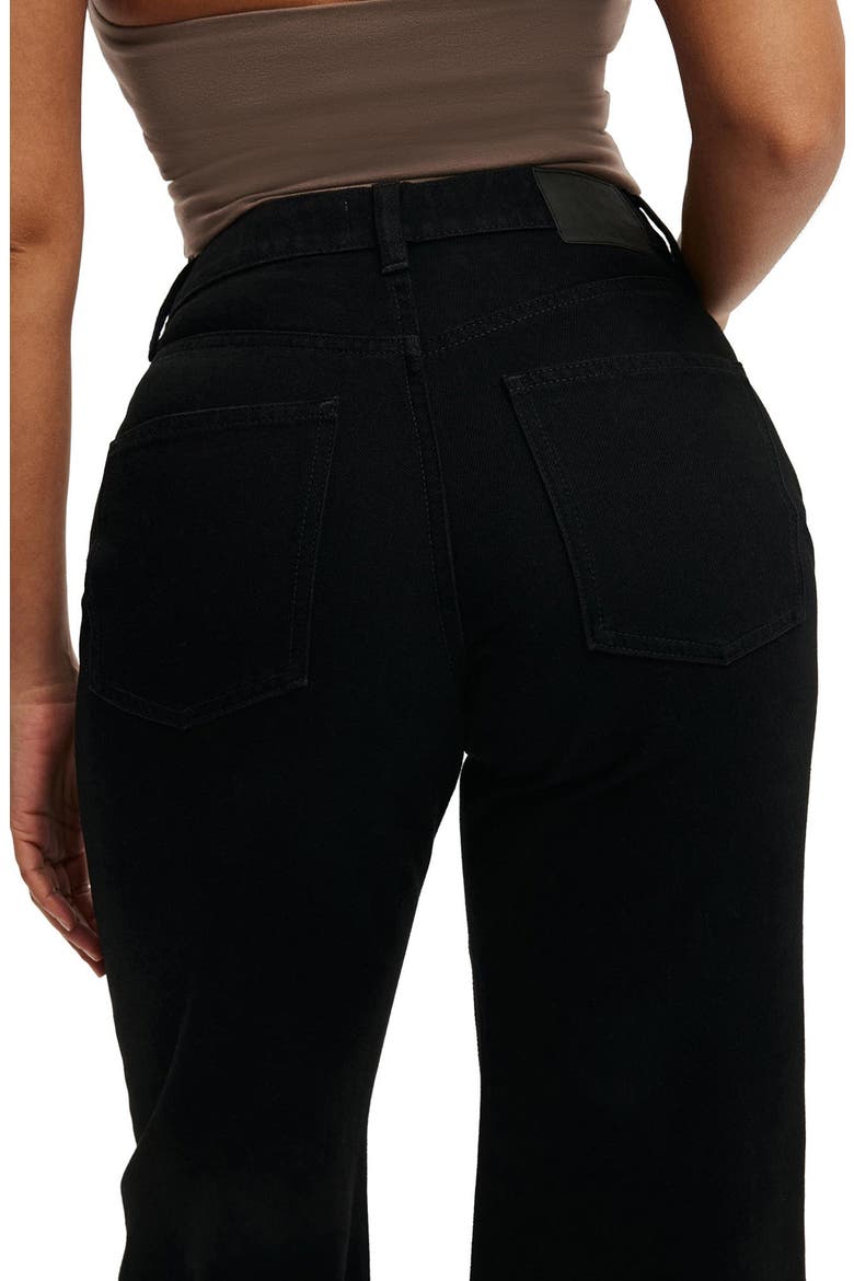 Curvy 91 High Waist Straight Leg Jeans, Alternate, color, AQUARIUS BLACK