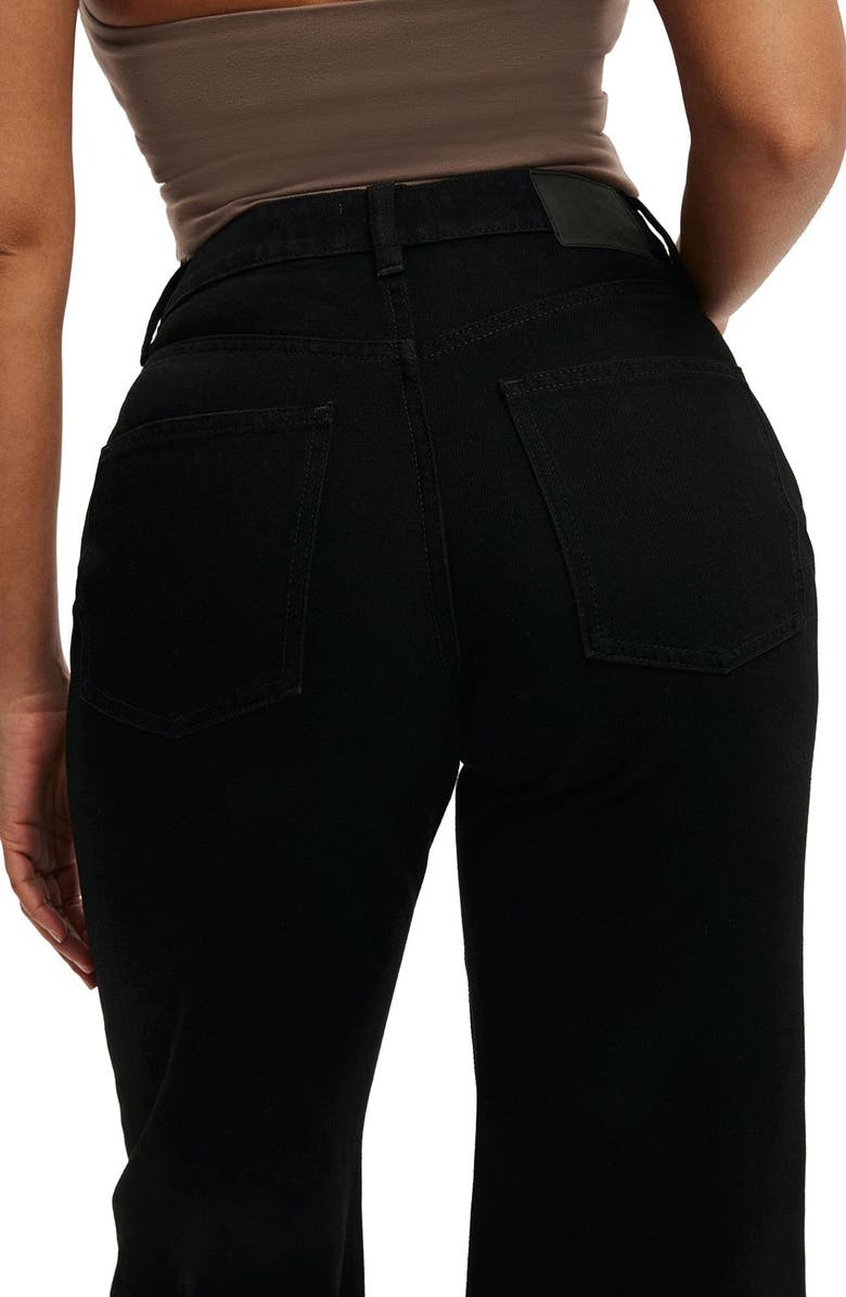 Cotton On Curvy 91 High Waist Straight Leg Jeans, Alternate, color, Aquarius Black