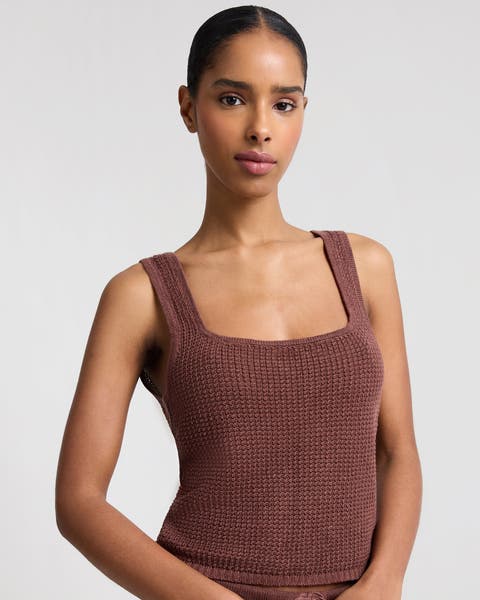 Knit Square Neck Tank
