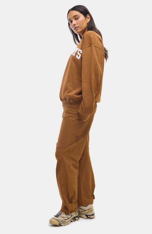 Halfdays Cotton Graphic Sweatshirt In Nuthatch