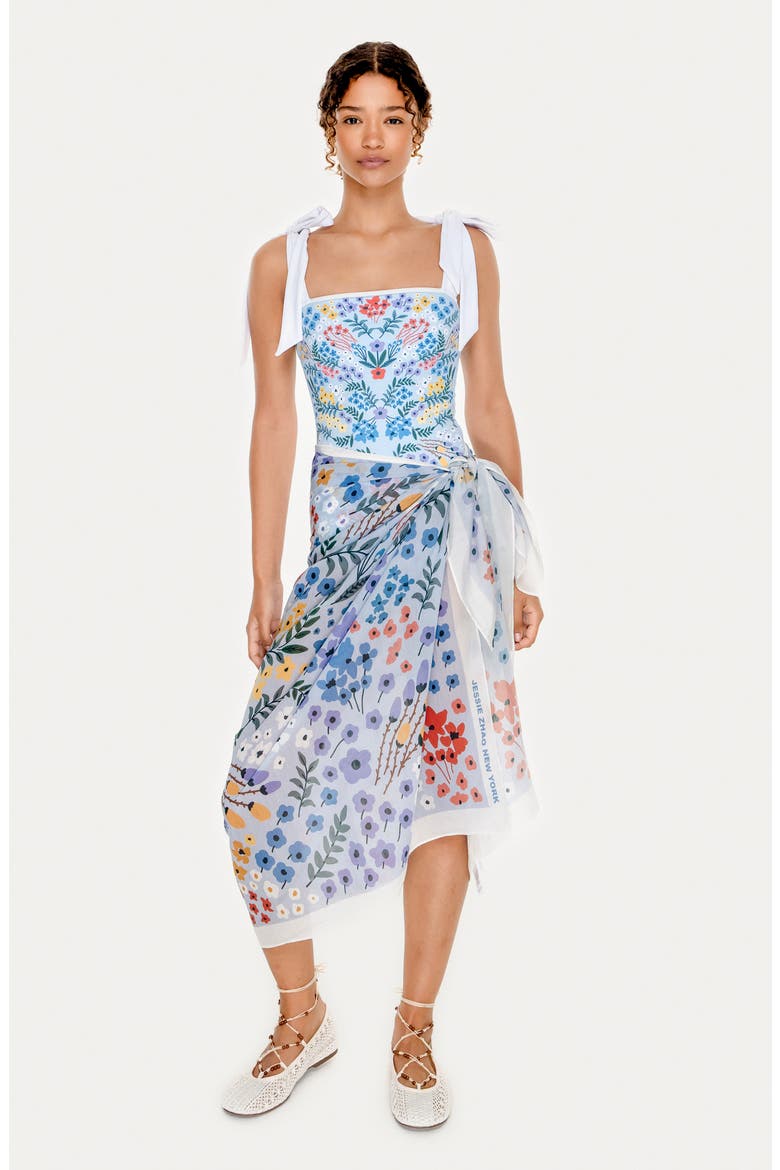 Beach Sarong Wrap, Alternate, color, Light Blue