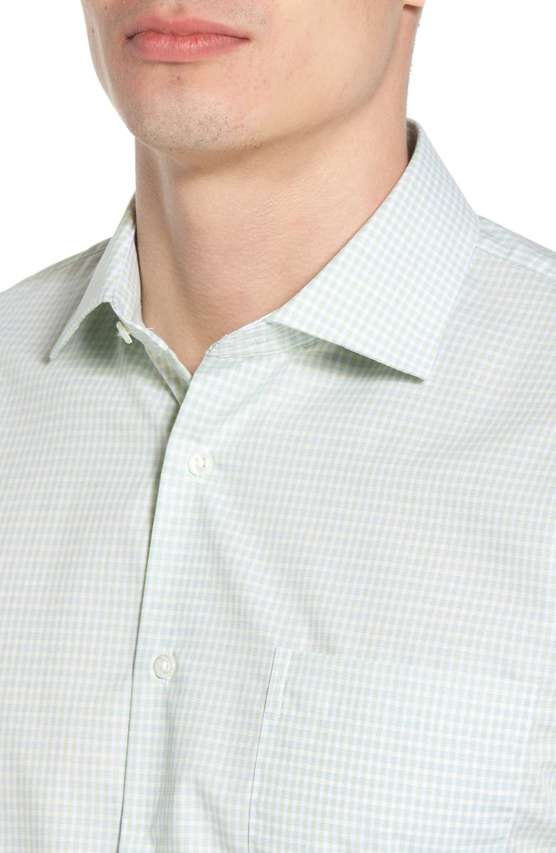 NORDSTROM MEN'S SHOP Trim Fit Non-Iron Check Dress Shirt, Alternate, color,