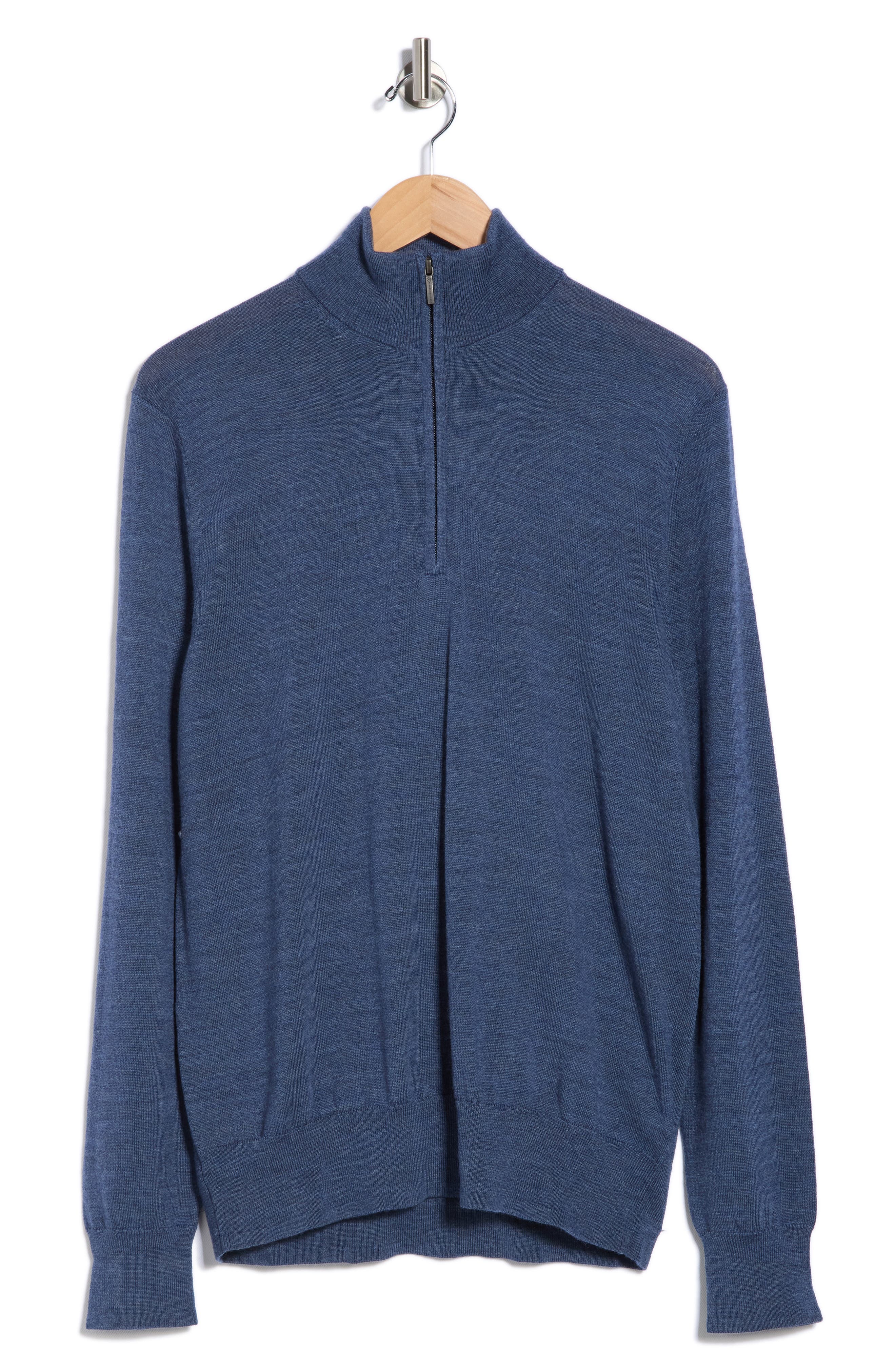 Swift Merino Wool Half Zip Pullover