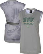 Outerstuff Women's Gray Green Bay Packers No Sweat Tank Top