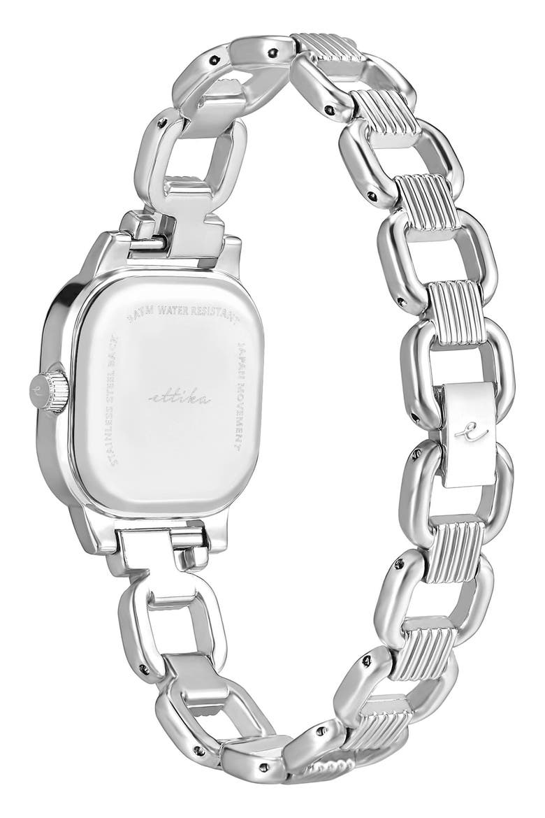 Classic Square Bracelet Watch, Alternate, color, SILVER