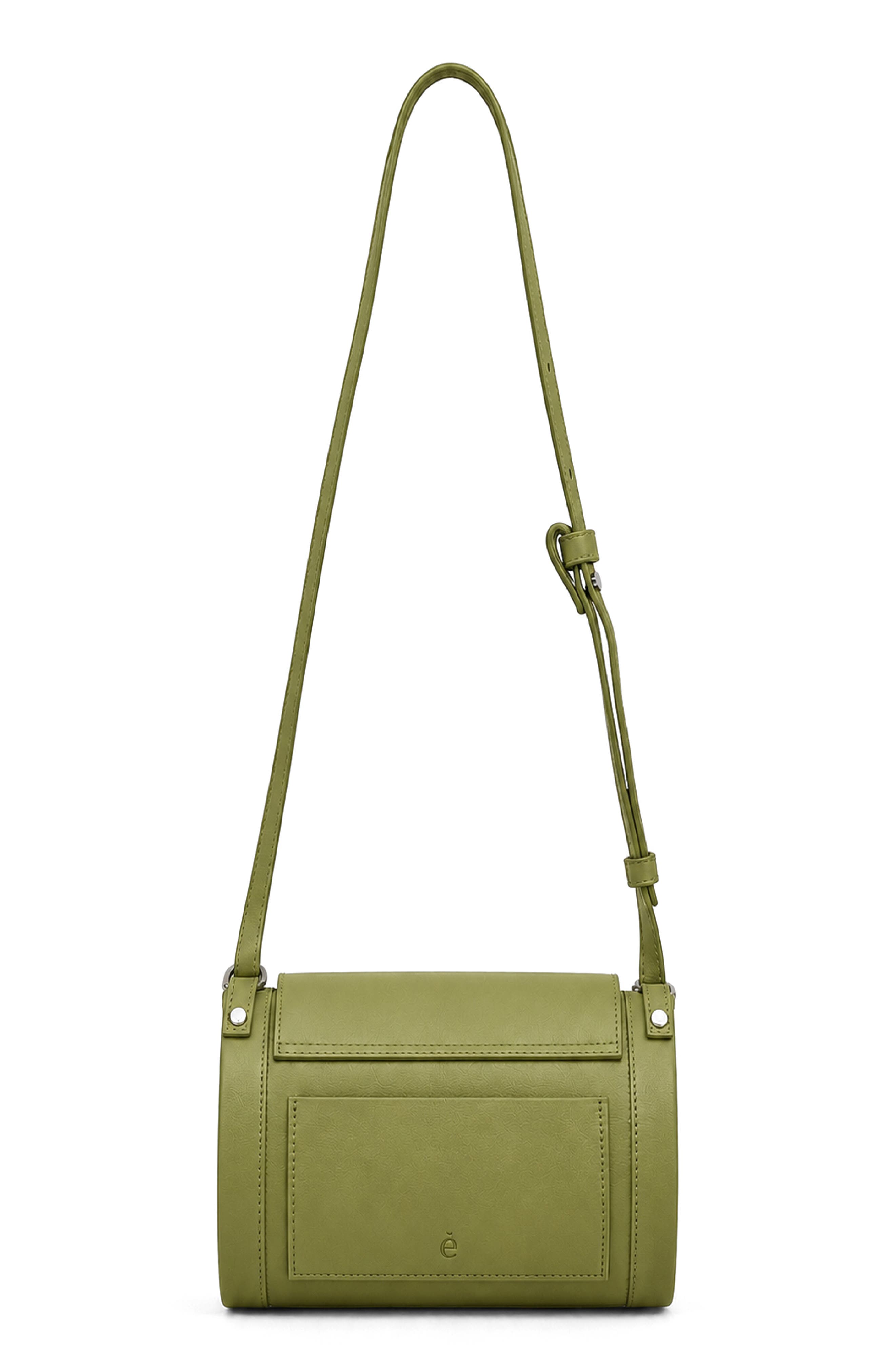 Nora Leather Crossbody Bag, Alternate, color, SEA KELP