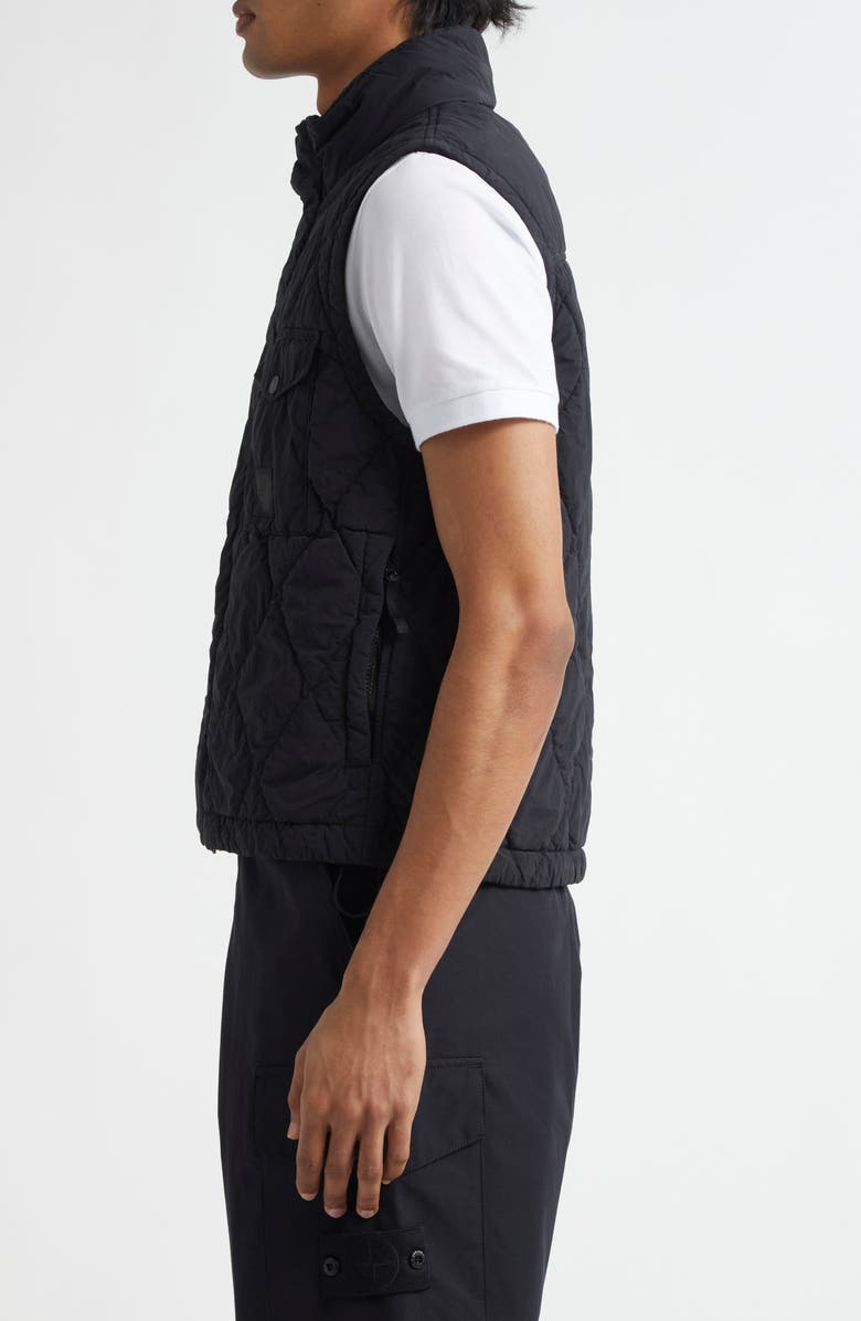 Stone Island Ghost Diamond Quilted Puffer Vest, Alternate, color, V0029 Black