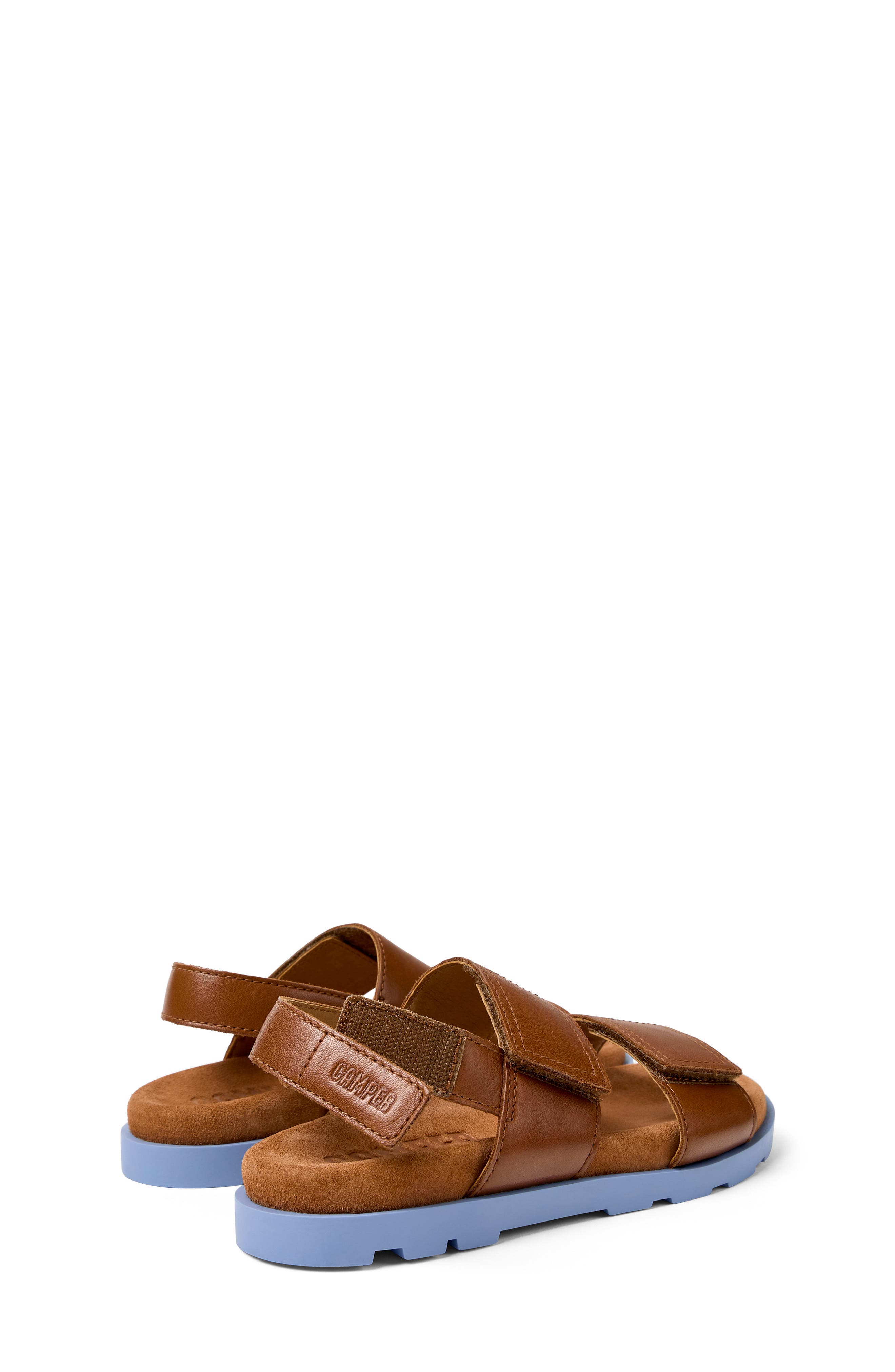Kids' Brutus Slide Sandal, Alternate, color, MEDIUM BRO