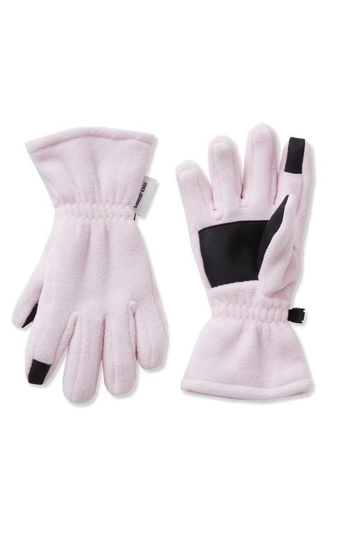 Lands' End Kids Fleece Gloves In Pink