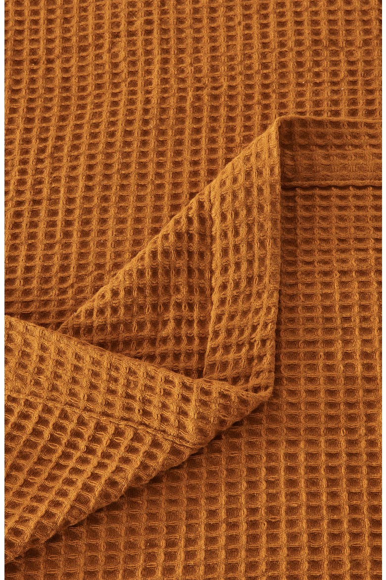 Cotton Waffle Weave Blanket, Alternate, color, BRONZE