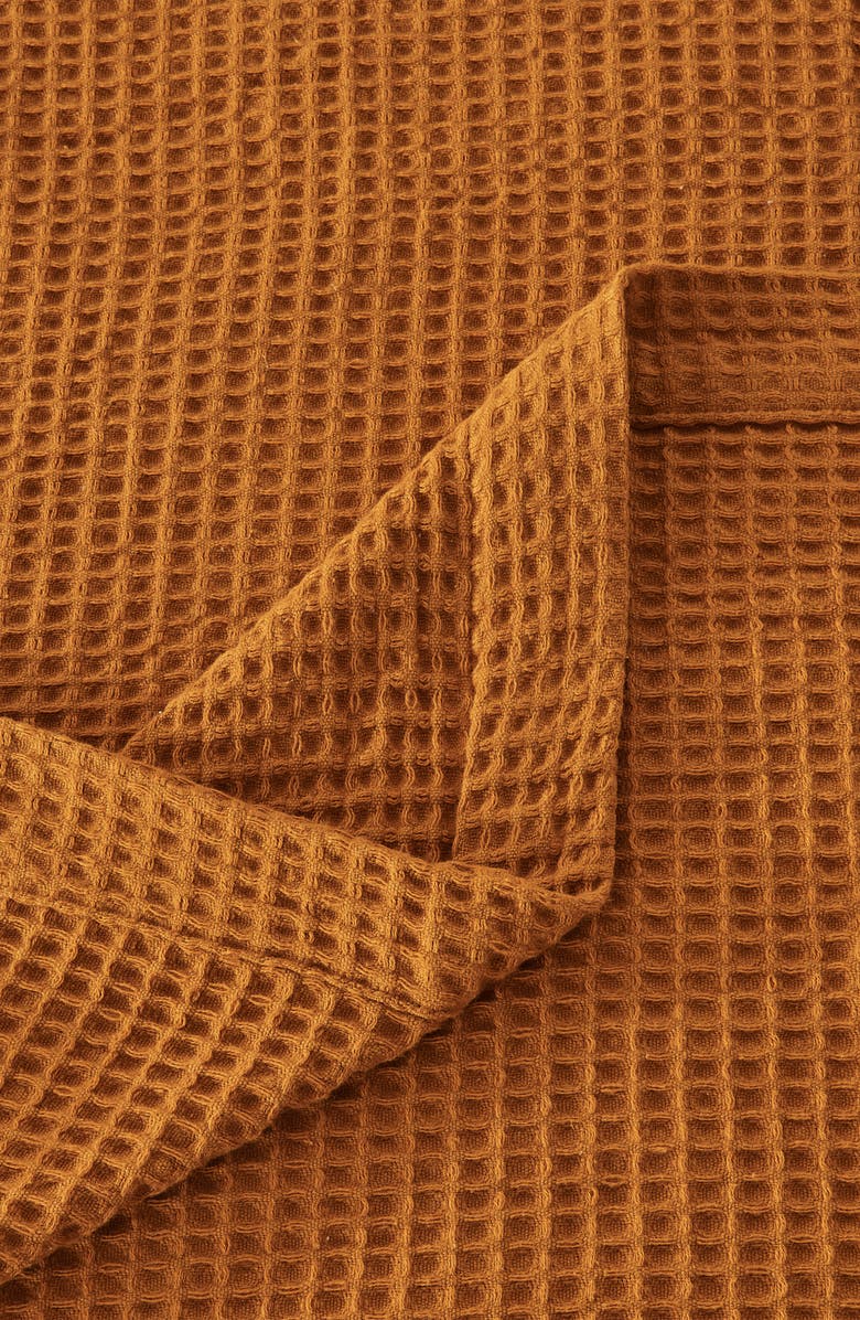 Patina Vie Maison Cotton Waffle Weave Blanket, Alternate, color, Bronze