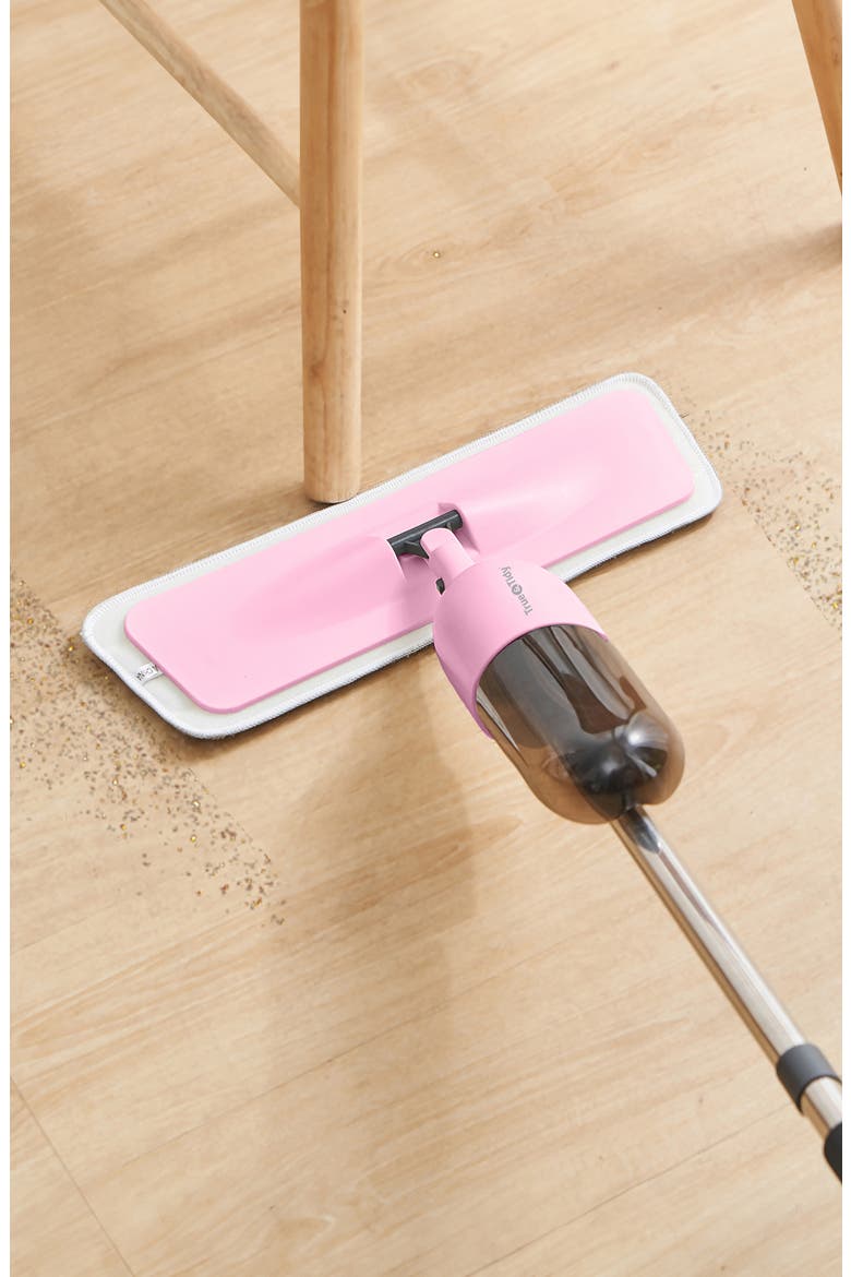 True & Tidy 360 Refillable Spray Mop, Alternate, color, PINK