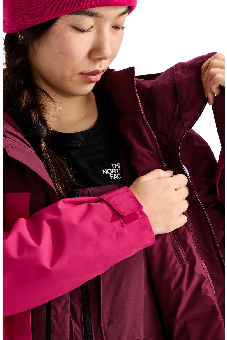 2-in-1 Thermoball™ Heatseeker™ Eco Triclimate® Snow Jacket, Alternate, color, BURGUNDY CRUSH/ LALI GURAN