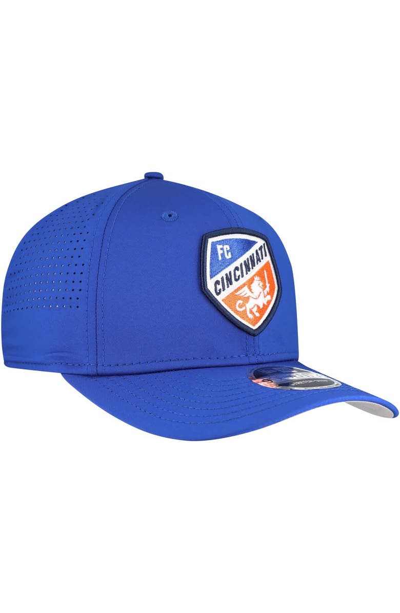 New Era Men's New Era Blue FC Cincinnati 9SEVENTY COOLERA Stretch-Snap Adjustable Hat, Alternate, color, Blue