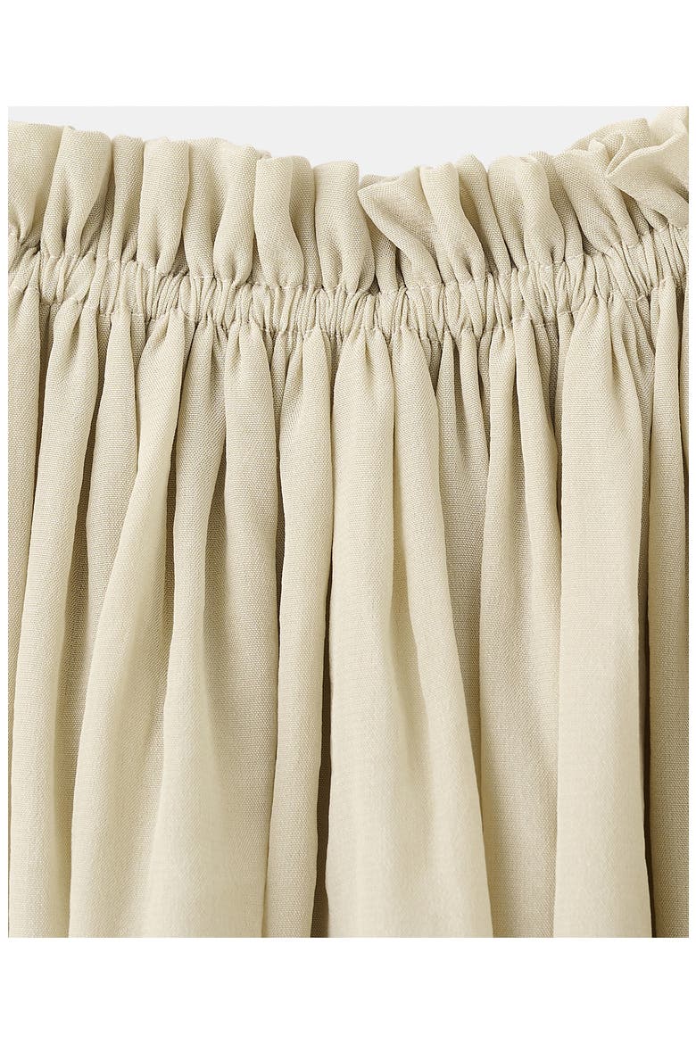 Cold Shoulder Bubble Hem Top, Alternate, color, GREEN